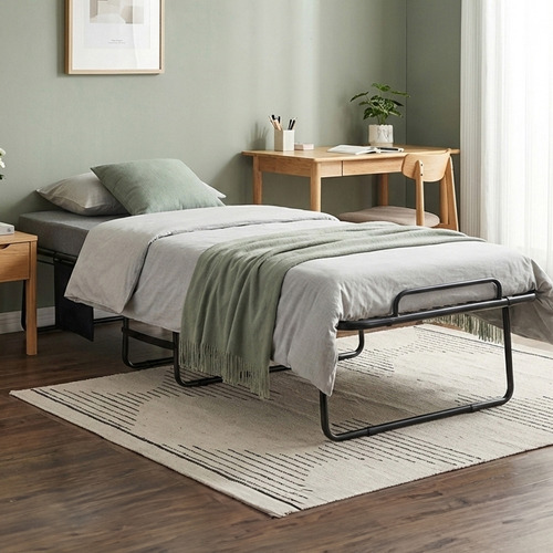 Mikasa Furniture Torin Single Folding Bed with Mattress | Temple